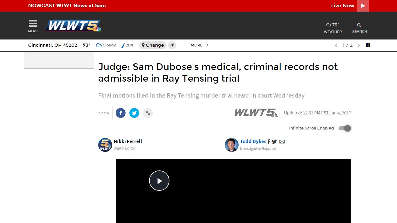 Judge: Sam Dubose's medical, criminal records not ...